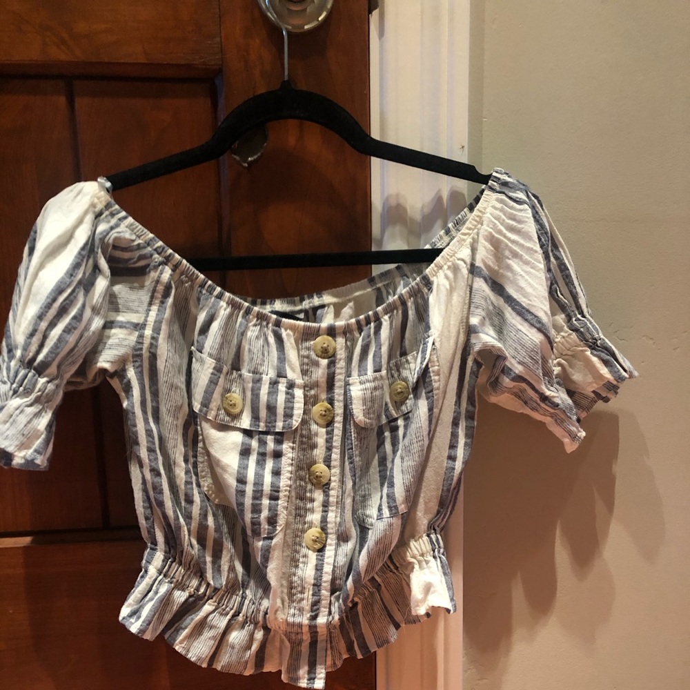 A off the shoulder top